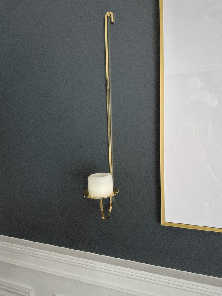 brass wall candle holder (set of 2)