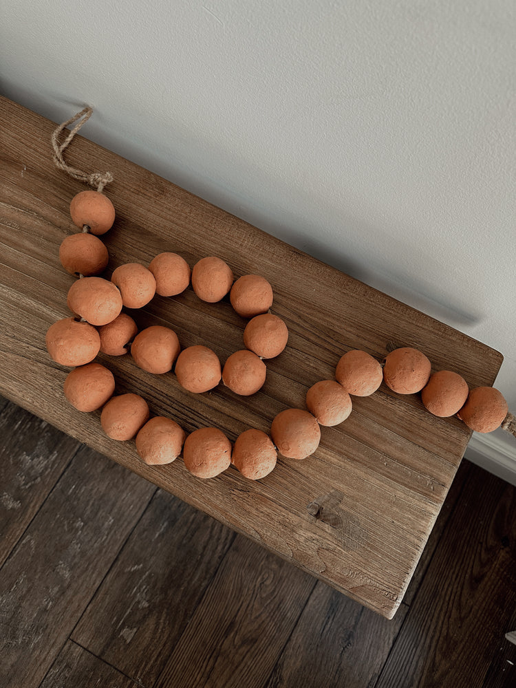 terracotta bead garland