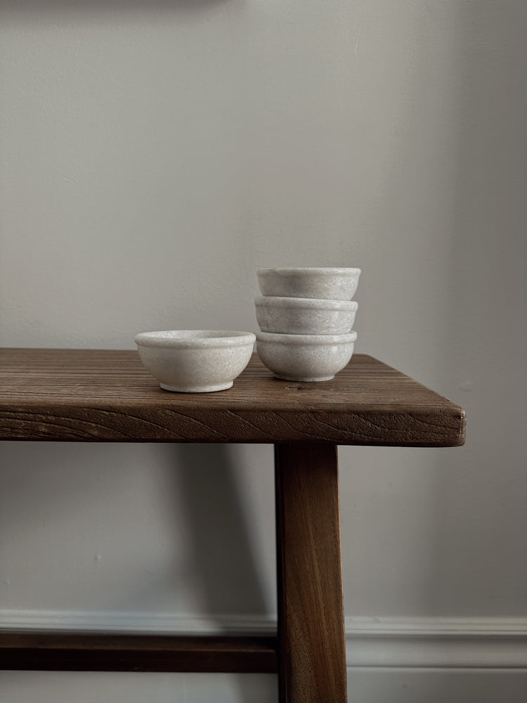 fleur marble bowl (set of 4)