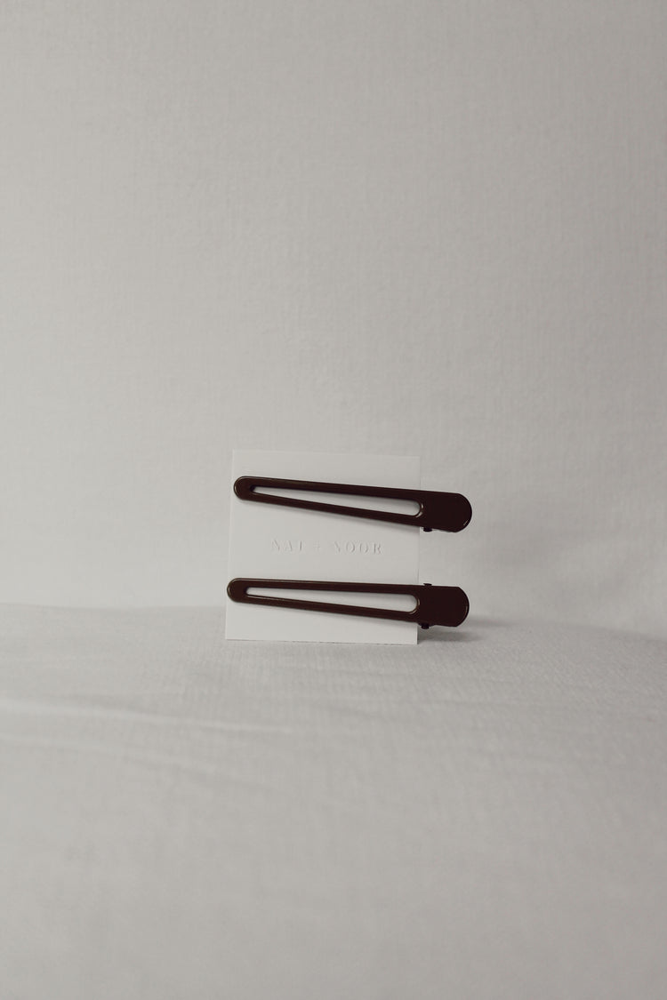 triangle hair clip set
