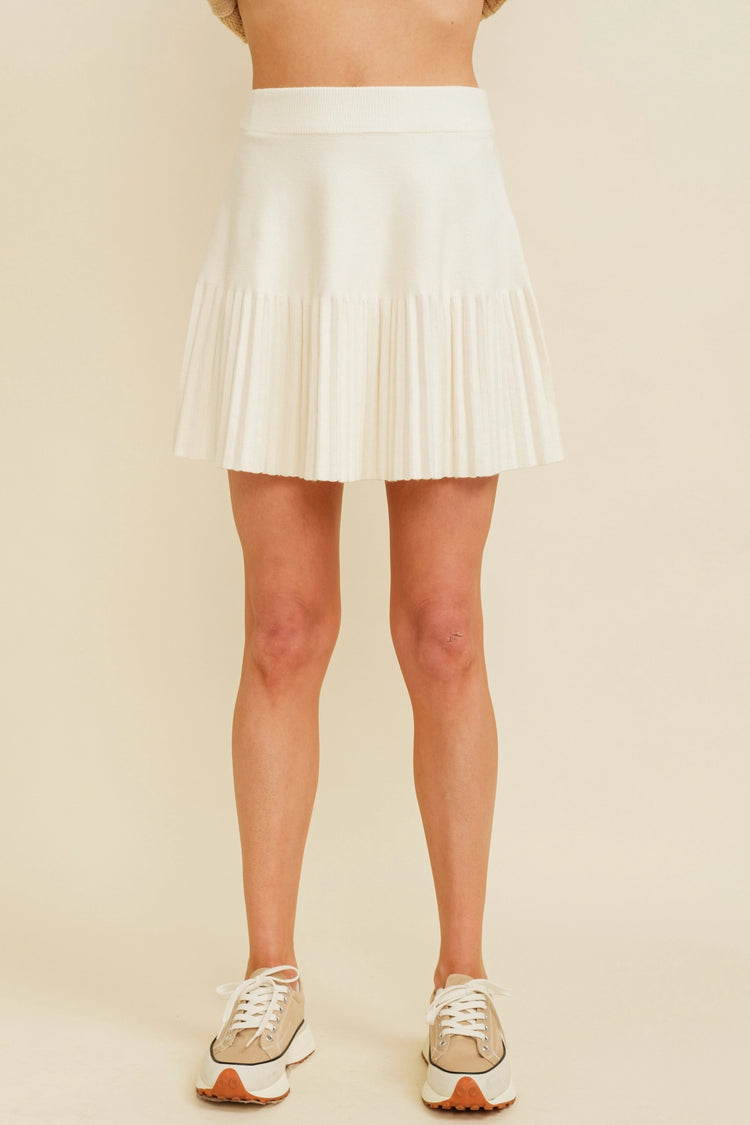 knit tennis skirt