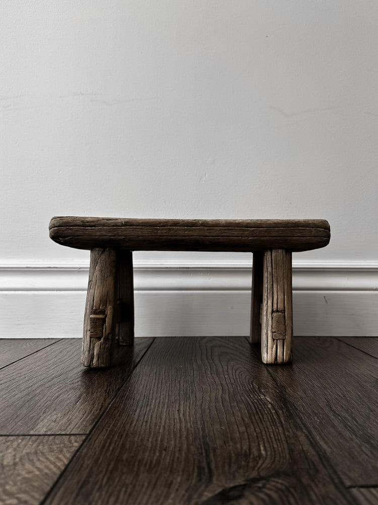 Elm Wood Baby Stool in Natural