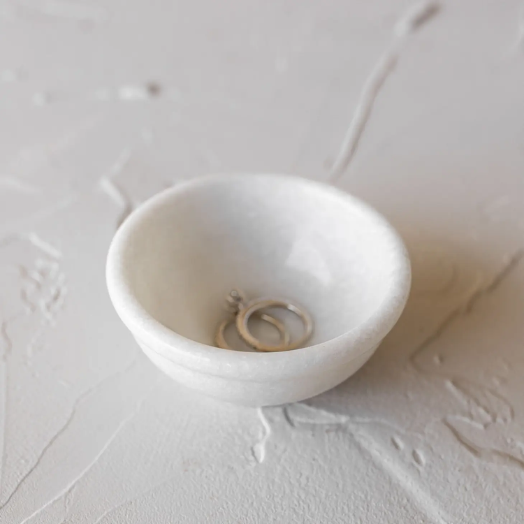 fleur marble bowl (set of 4)