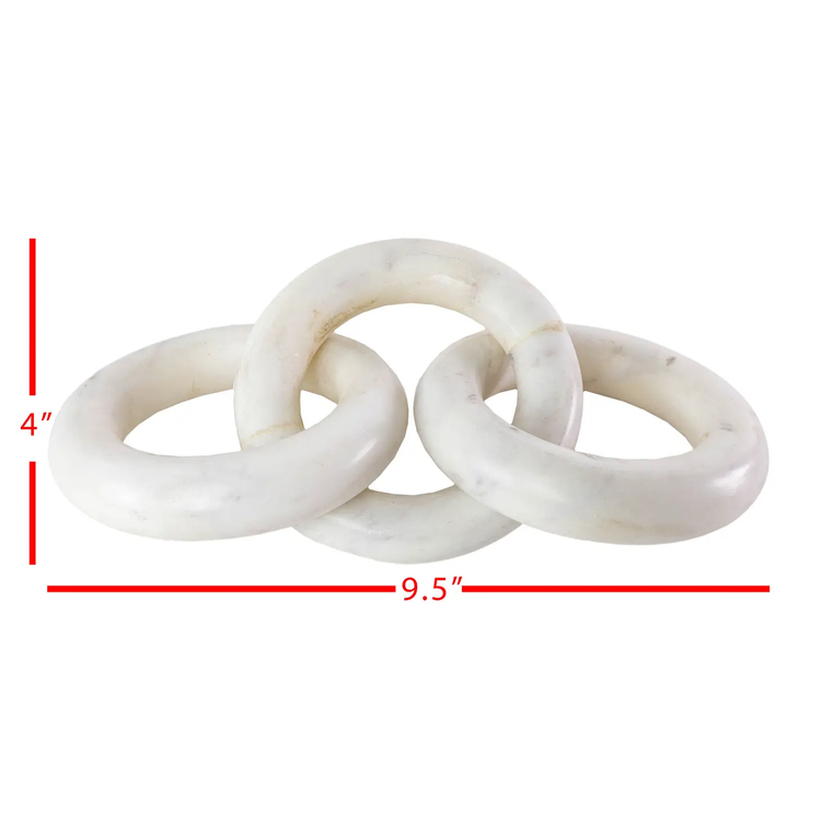 white marble chain