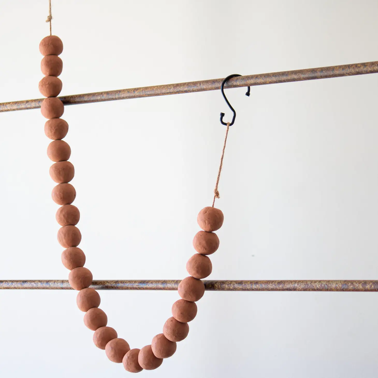 terracotta bead garland