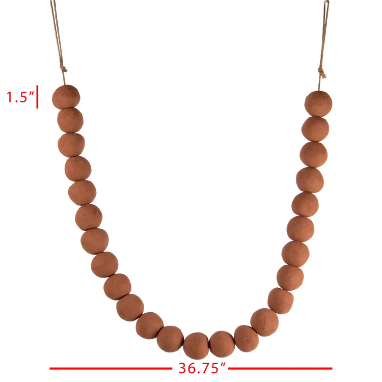 terracotta bead garland
