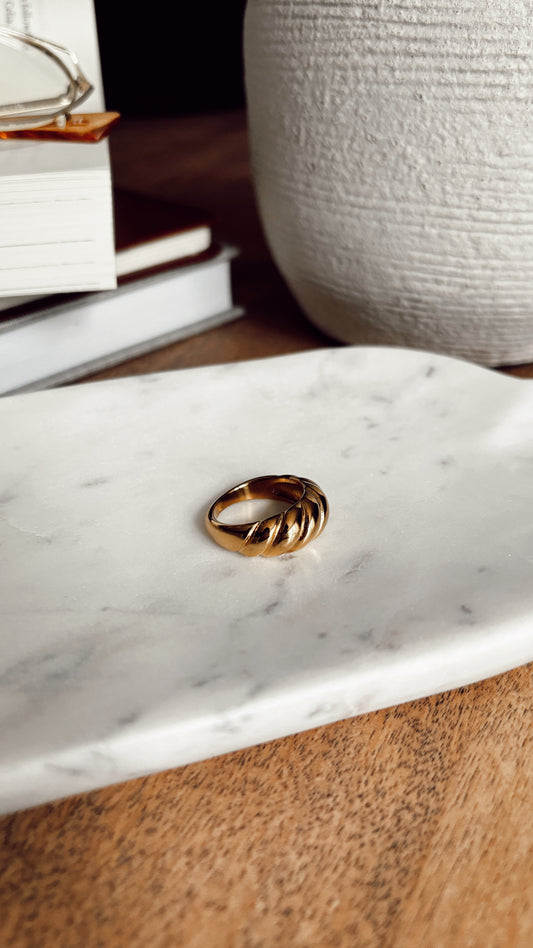 gold dome ring