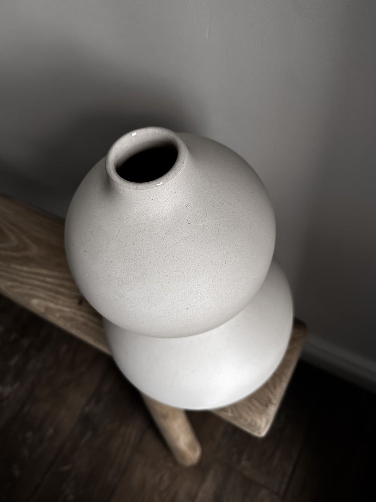 Big Olio Vase in Off-White