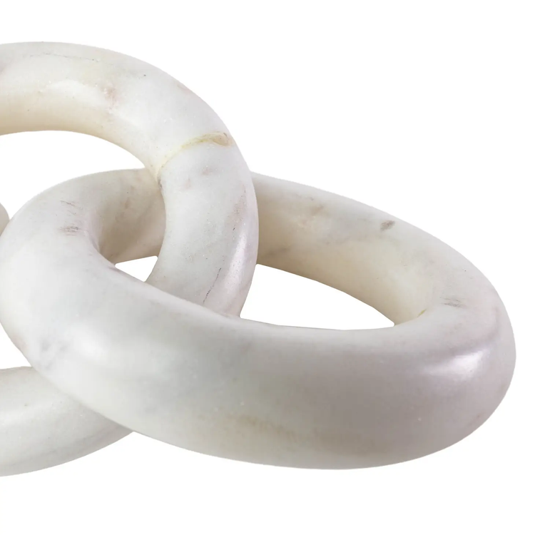 white marble chain
