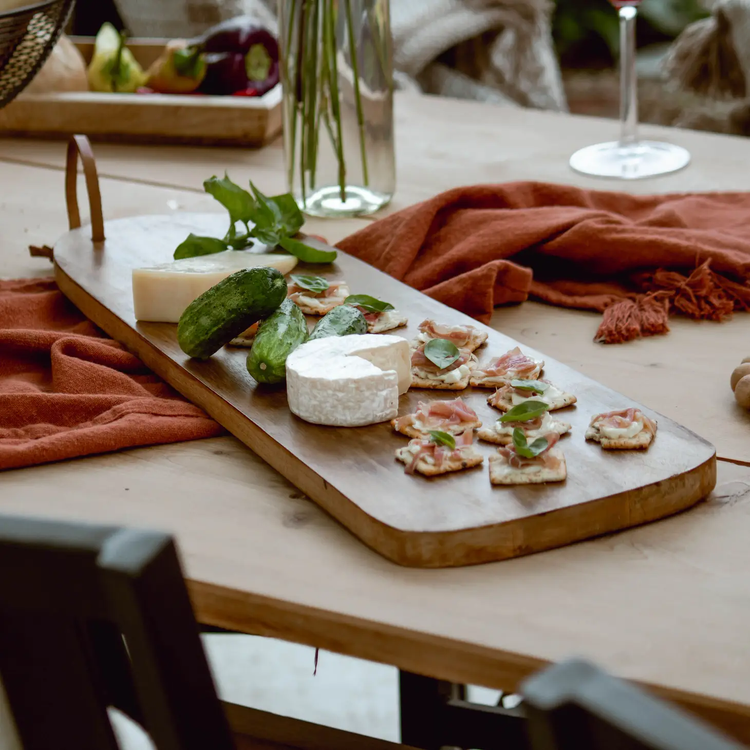 large mango wood serving board