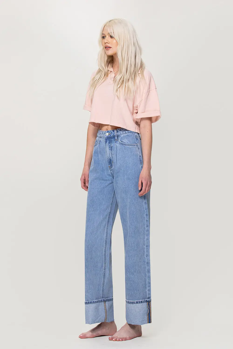 • sale • vintage sun faded pleated wide leg jeans