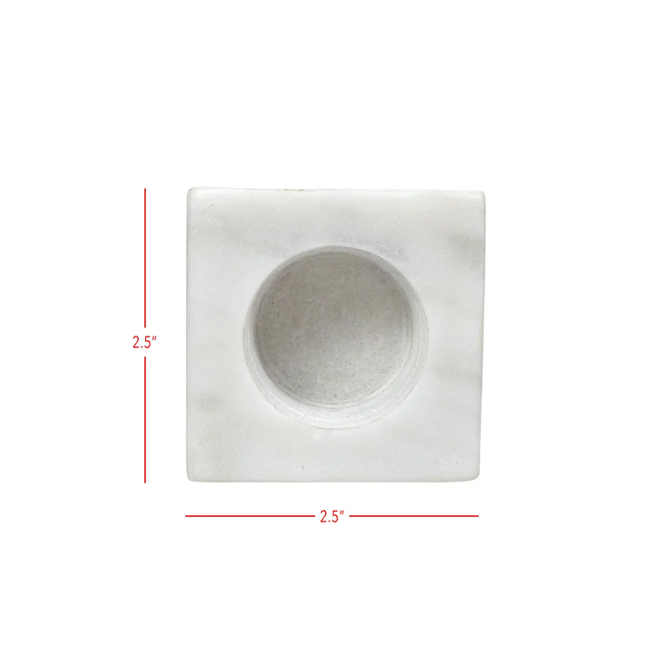 • sold out • fleur marble tealight holder