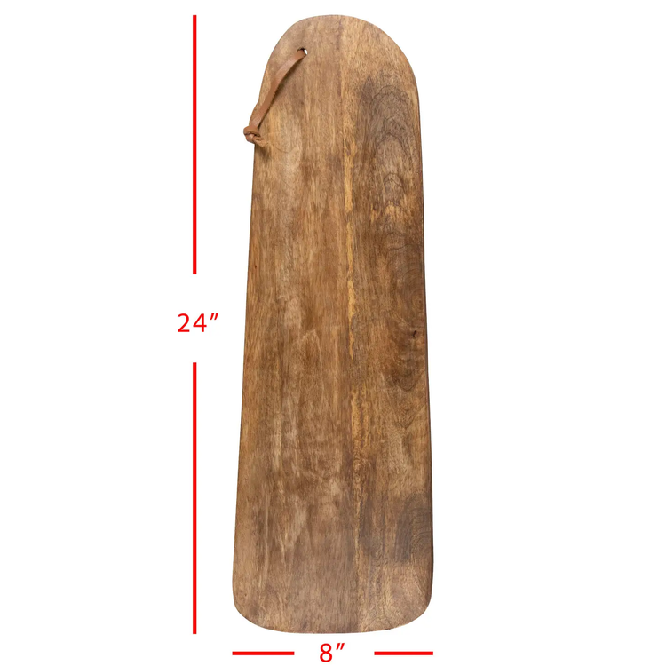 large mango wood serving board